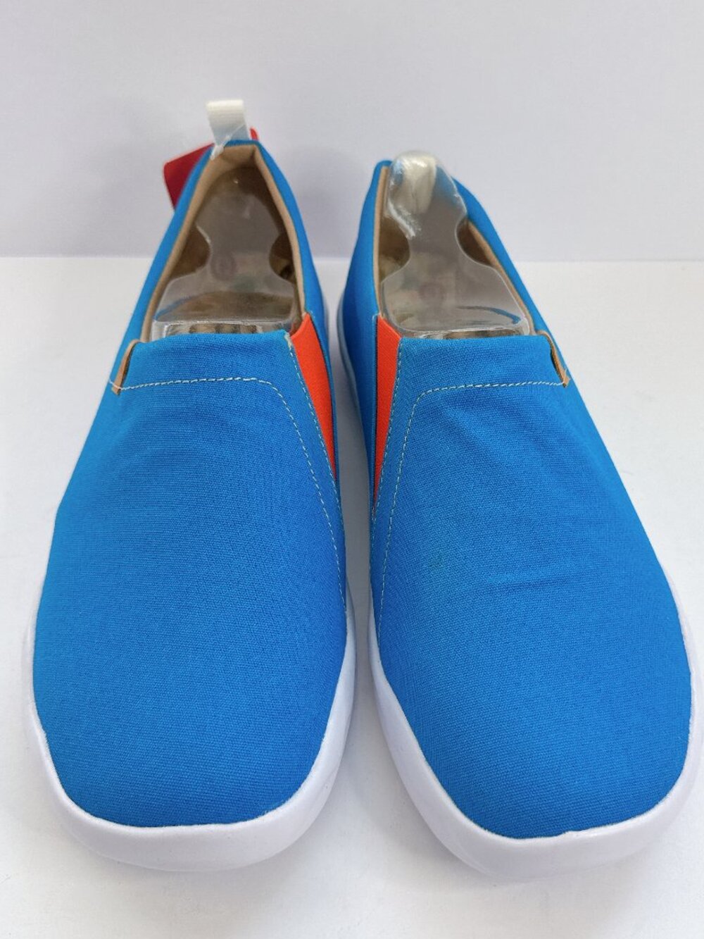 Men’s Size 10 UIN Toledo Royal Blue Canvas Slip-On Shoes Comfort Travel Flats
